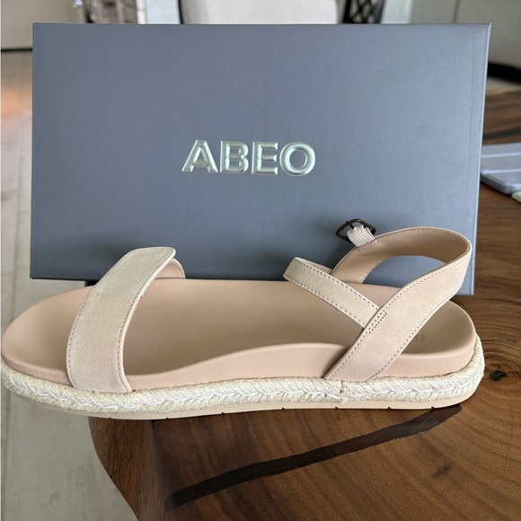 Abeo Tan Sandals Comfortable Slingback Design - Picture 1 of 2